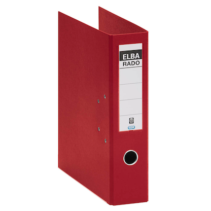 Artikelbild 3 für ELBA rado plast Ordner rot Kunststoff 8,0 cm DIN A4, 1 St., Artikelnummer 255604