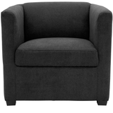 Artikelbild 1 für DOMO Collection Sessel BOB dunkelgrau schwarz Stoff 72,0 cm 75,0 cm, 1 St., Artikelnummer 764462