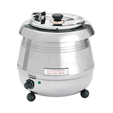 Artikelbild 1 für Bartscher Warmhaltetopf Suppentopf De Luxe silber 9,0 l 400 W, Artikelnummer 424727