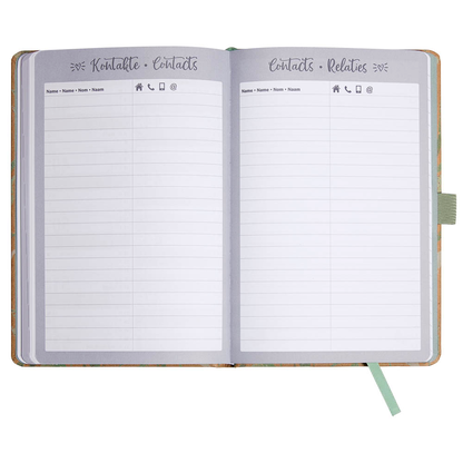 Artikelbild 4 für SIGEL Buchkalender Jolie 2026 Sparkle Leaves, 1 St., Artikelnummer 568216