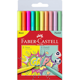Artikelbild 1 für FABER-CASTELL Grip Filzstifte farbsortiert, 10 St., Artikelnummer 158234