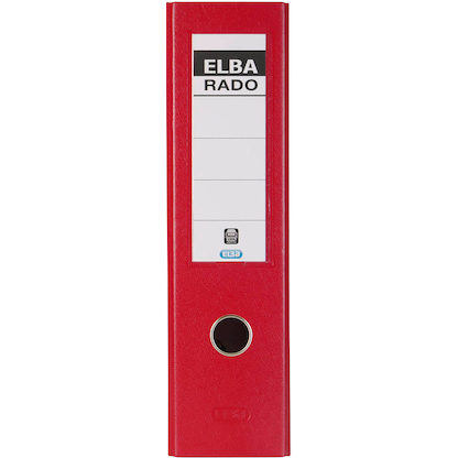 Artikelbild 2 für ELBA rado plast Ordner rot Kunststoff 8,0 cm DIN A4, 1 St., Artikelnummer 255604