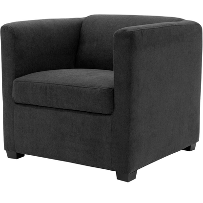 Artikelbild 2 für DOMO Collection Sessel BOB dunkelgrau schwarz Stoff 72,0 cm 75,0 cm, 1 St., Artikelnummer 764462