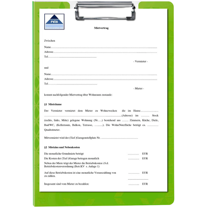 Artikelbild für LEITZ Klemmbrettmappe WOW 4199 DIN A4 grün Rauten Kunststoff, 1 St., Artikelnummer 895255