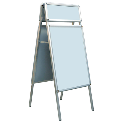 Artikelbild 5 für FRANKEN Kundenstopper Standard Plus silber DIN A1 4 Fächer 64,0 x 74,5 x 155,1 cm, 1 St., Artikelnummer 570402