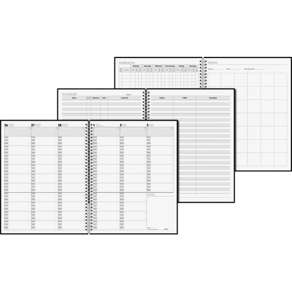 Artikelbild 3 für BRUNNEN Unterrichtsplaner Termin- und Unterrichtsplaner August 2025 bis Juli 2026 blau, 1 St., Artikelnummer 556433