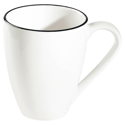 Artikelbild 2 für ID Fine Kaffeebecher Modest Black Alzar weiß 0,3 l, 6 St., Artikelnummer 634026