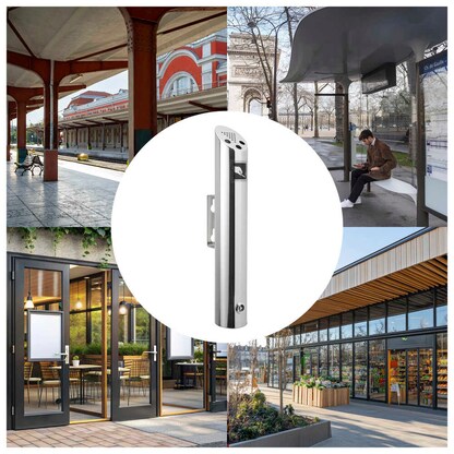 Artikelbild 3 für SPRINTIS MELBOURNE Wandaschenbecher silber, 1 St., Artikelnummer 794947