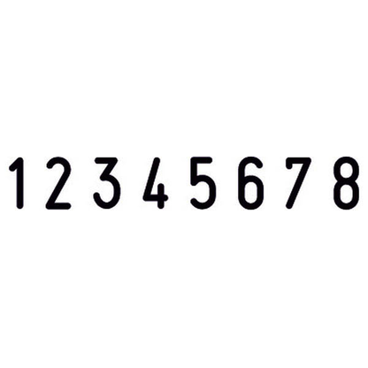 Artikelbild 4 für COLOP Ziffernstempel Microban 2008 selbstfärbend schwarz ohne Logo, 1 St., Artikelnummer 874139