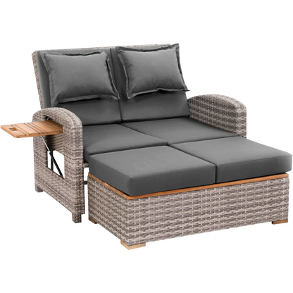 Artikelbild 6 für greemotion Loungesofa Bahia Tobago grau Kunststoff, Metall, 9-teilig, Artikelnummer 422762