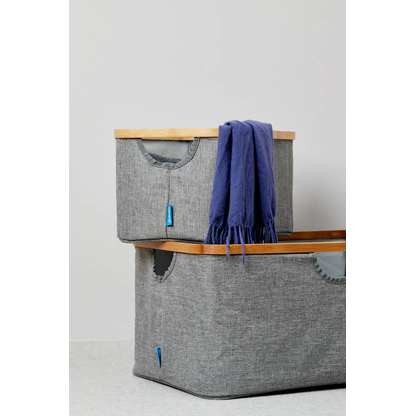 Artikelbild 7 für WENKO Wäschekorb Bahari braun, grau, 1 St., Artikelnummer 531027