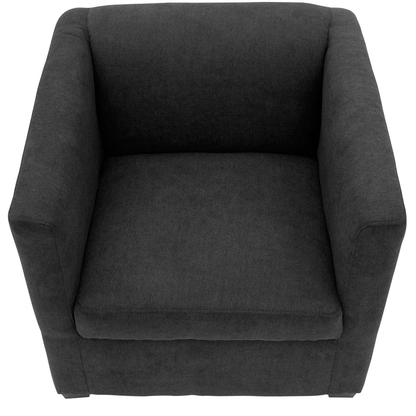 Artikelbild 3 für DOMO Collection Sessel BOB dunkelgrau schwarz Stoff 72,0 cm 75,0 cm, 1 St., Artikelnummer 764462