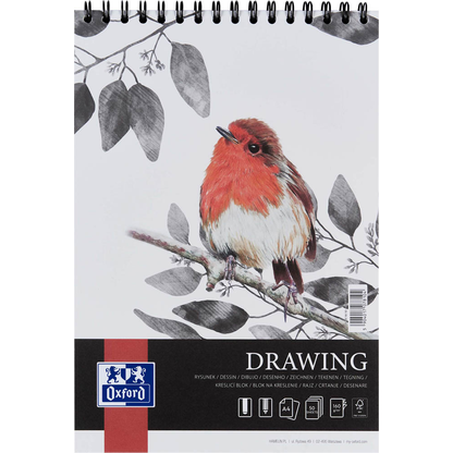 Artikelbild für OXFORD Zeichenblock Drawing DIN A4 160 g/m², 50 Blatt, 1 St., Artikelnummer 298396