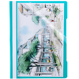 Artikelbild 1 für Schnellhefter Quality Kunststoff türkis DIN A4, 1 St., Artikelnummer 253116