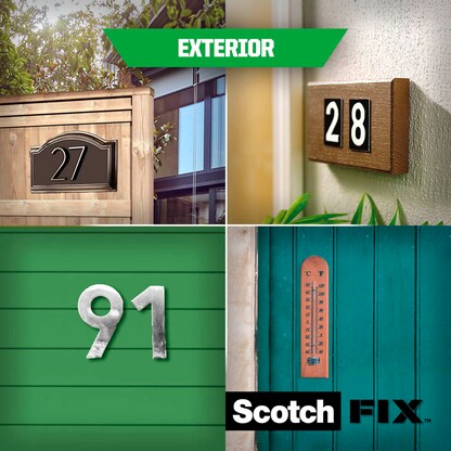 Artikelbild 2 für Scotch FIX™ EXTERIOR doppelseitiges Klebeband 19,0 mm x 5,0 m, 1 Rolle, Artikelnummer 570848