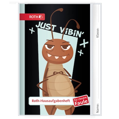 Artikelbild 2 für ROTH Hausaufgabenheft Stinkefinger für clevere Faule liniert DIN A5 ohne Rand, 104 Blatt, 1 St., Artikelnummer 581276