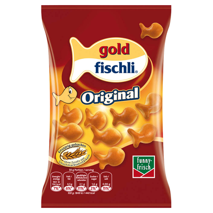 Artikelbild für funny-frisch gold fischli Original 100,0 g, 1 St., Artikelnummer 505622
