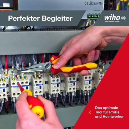 Artikelbild 6 für Wiha Zangen-Set Industrial electric 38637, Länge: 35,3 cm, 3-tlg., 1 Set, Artikelnummer 717229