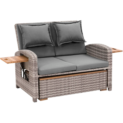 Artikelbild 7 für greemotion Loungesofa Bahia Tobago grau Kunststoff, Metall, 9-teilig, Artikelnummer 422762