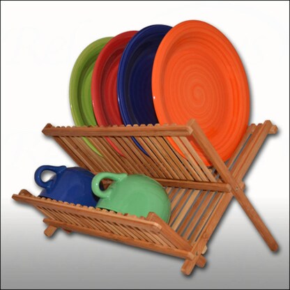 Artikelbild 5 für relaxdays Abtropfgestell braun, 1 St., Artikelnummer 471191