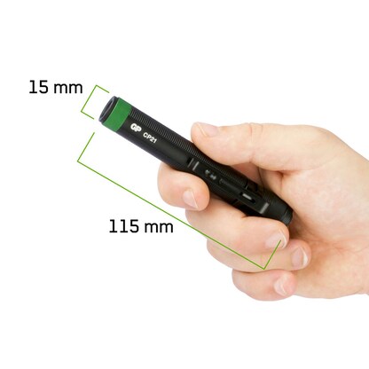Artikelbild 2 für GP Discovery CP 21 LED Taschenlampe schwarz 11,5 cm, 1 St., Artikelnummer 760049