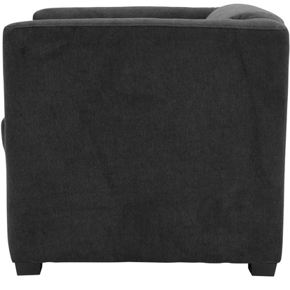 Artikelbild 4 für DOMO Collection Sessel BOB dunkelgrau schwarz Stoff 72,0 cm 75,0 cm, 1 St., Artikelnummer 764462