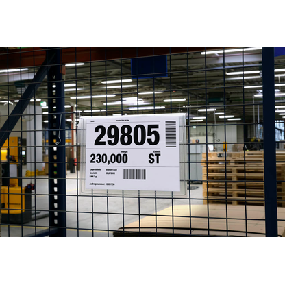 Artikelbild 2 für DURABLE Drahtbügeltaschen transparent A4, 50 St., Artikelnummer 553848