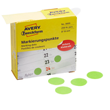 Artikelbild 1 für AVERY Zweckform Klebepunkte 3855 grün Ø 19,0 mm, 250 St., Artikelnummer 416192