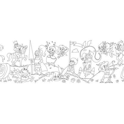 Artikelbild 3 für inFO Malrolle Märchen 80 g/qm, 30,0 cm x 4,0 m, Artikelnummer 510014