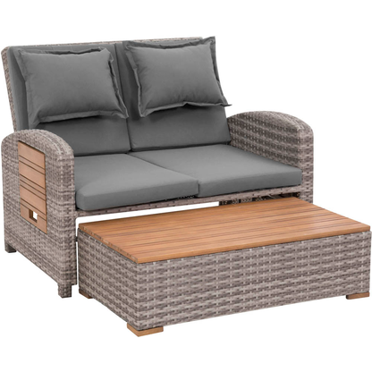 Artikelbild 8 für greemotion Loungesofa Bahia Tobago grau Kunststoff, Metall, 9-teilig, Artikelnummer 422762