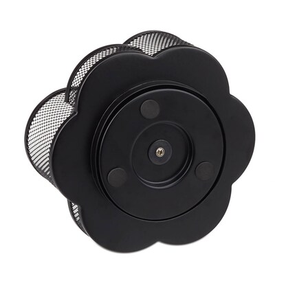 Artikelbild 5 für relaxdays Stiftehalter schwarz Metall, lackiert 7 Fächer 17,5 x 16,5 x 11,0 cm, Artikelnummer 605297