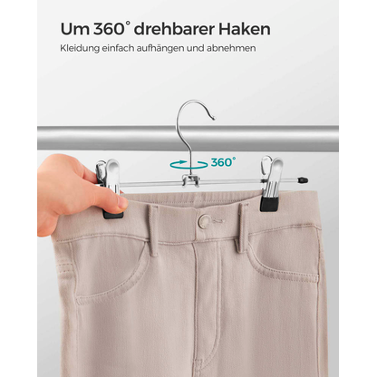 Artikelbild 6 für SONGMICS Kleiderbügel silber, 20 St., Artikelnummer 291516