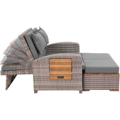 Artikelbild 10 für greemotion Loungesofa Bahia Tobago grau Kunststoff, Metall, 9-teilig, Artikelnummer 422762