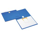 Artikelbild 1 für ATLANTA Hängehefter Serie E Karton blau DIN A4 1x kaufmännische Heftung, 5 St., Artikelnummer 935318