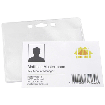 Artikelbild 3 für EICHNER Ausweishüllen transparent A7 quer, 200 St., Artikelnummer 704351