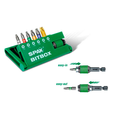 Artikelbild 5 für SPAX® Bit-Set T-STAR plus, 5 St., Artikelnummer 745079