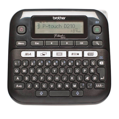 Artikelbild 2 für brother P-touch D210 Beschriftungsgerät schwarz, Artikelnummer 230969