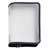 Artikelbild 1 für FolderSys Reißverschlussbeutel DIN A5 transparent/schwarz 0,5 mm, 1 St., Artikelnummer 357087