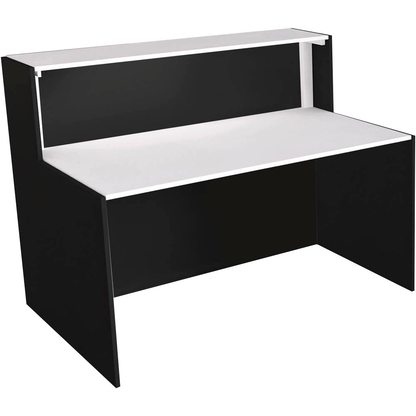 Artikelbild 5 für Kerkmann Empfangstheke BARI gerade, anthrazit, weiß 140,0 x 95,0 x 112,0 cm, Artikelnummer 698485