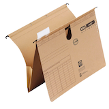 Artikelbild 1 für ELBA Taschenhefter vertic ULTIMATE Karton naturbraun DIN A4 1x kaufmännische Heftung, 25 St., Artikelnummer 393942