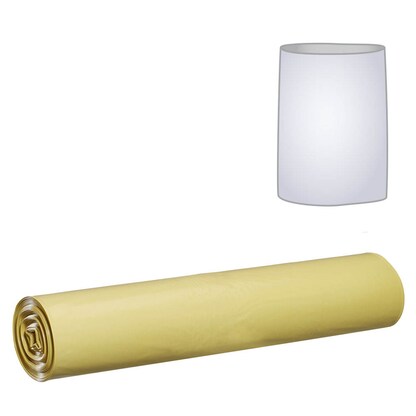 Artikelbild für Müllbeutel 120,0 l gelb 33,0 µm, 4x 25 St., Artikelnummer 873745