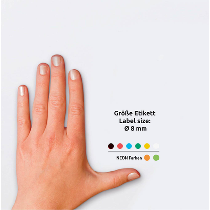 Artikelbild 3 für AVERY Zweckform Klebepunkte 59994 farbsortiert Ø 8,0 mm, 3.328 St., Artikelnummer 191423