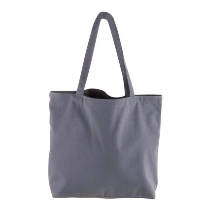 Artikelbild für Rayher Einkaufstasche shopper Basic Stoff grau 53987564, Artikelnummer 204377