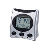 Artikelbild 1 für TechnoLine® digitaler Funkwecker WT 221 silber Kunststoff, Artikelnummer 327761