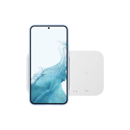 Artikelbild 4 für SAMSUNG Wireless Charger Duo Induktive Ladestation grau, 15 Watt, Artikelnummer 719267