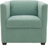 Artikelbild 1 für DOMO Collection Sessel BOB mintgrün schwarz Stoff 72,0 cm 75,0 cm, 1 St., Artikelnummer 764537