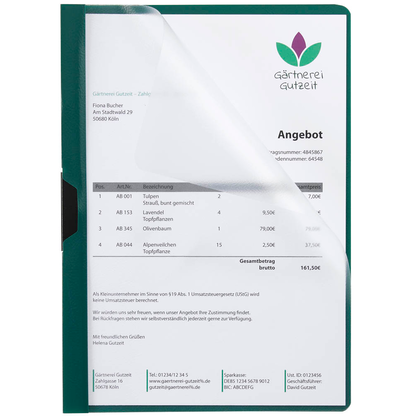 Artikelbild für Klemmhefter grün, 1 St., Artikelnummer 253058