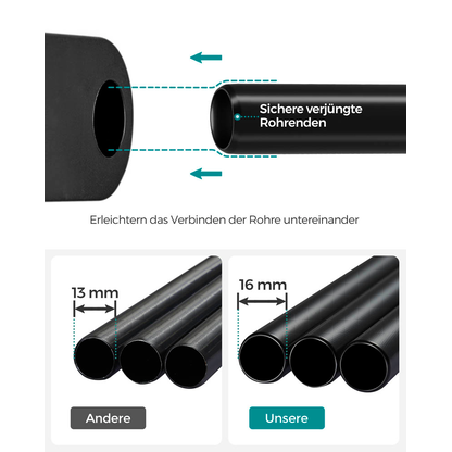 Artikelbild 8 für SONGMICS Stoffschrank, RYG02BK schwarz 140,0 x 43,0 x 174,0 cm, 1 St., Artikelnummer 439412