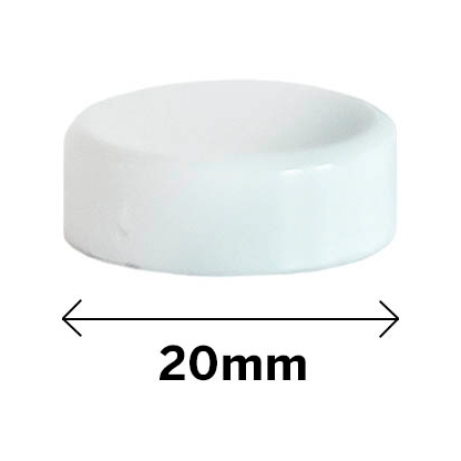 Artikelbild 2 für ALLboards Magnet weiß, Kunststoff Ø 2,0 x 0,6 cm, 10 St., Artikelnummer 502969