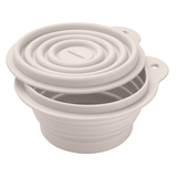 Artikelbild 1 für FACKELMANN Vorratsdose faltbar 6,5 cm hoch weiß, 1 St., Artikelnummer 584142